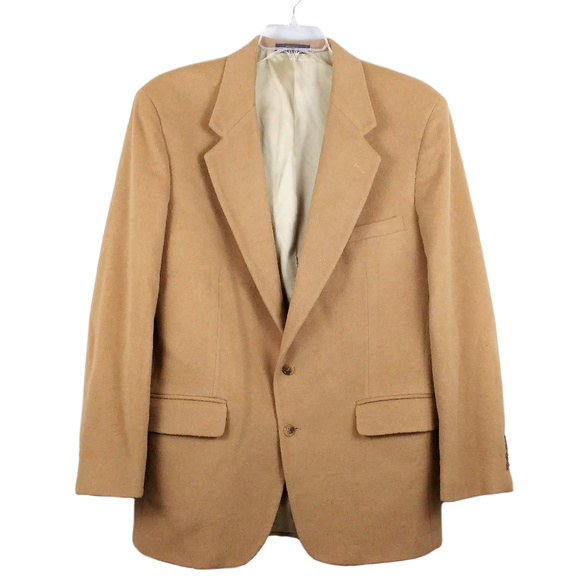 Savile Row Blazer Sports Jacket 42L Tan Camel Hair